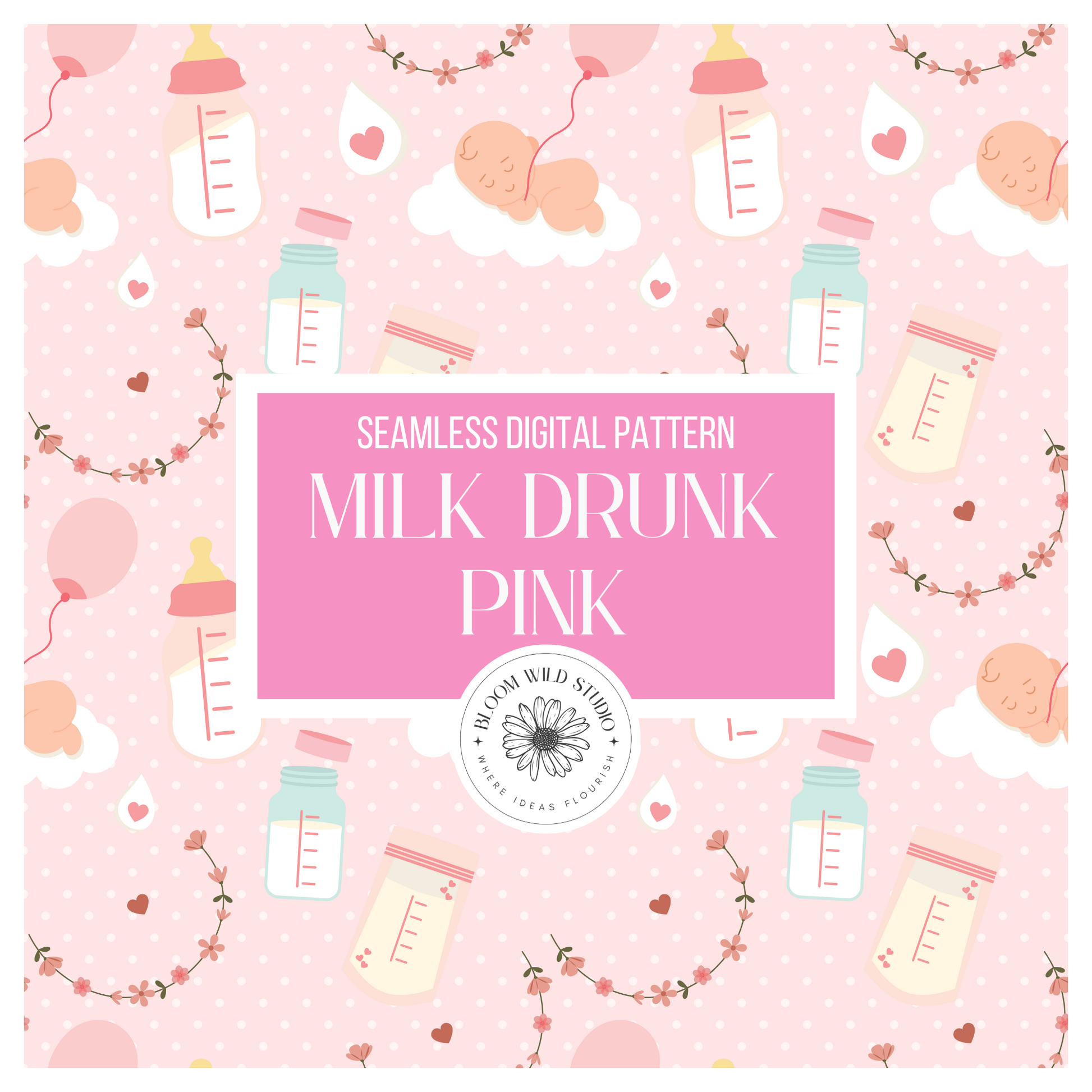 Milk Drunk Pink Seamless
