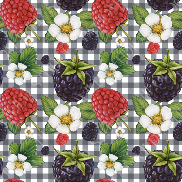 Berry Patch Picnic Seamless