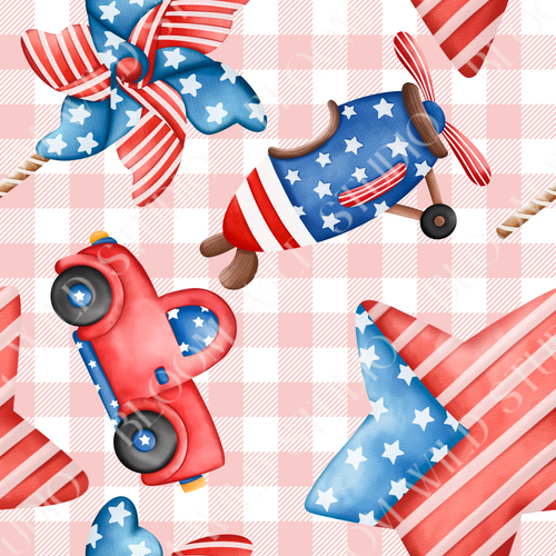 All-American Play Day Seamless