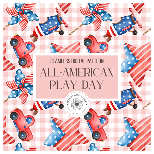 All-American Play Day Seamless