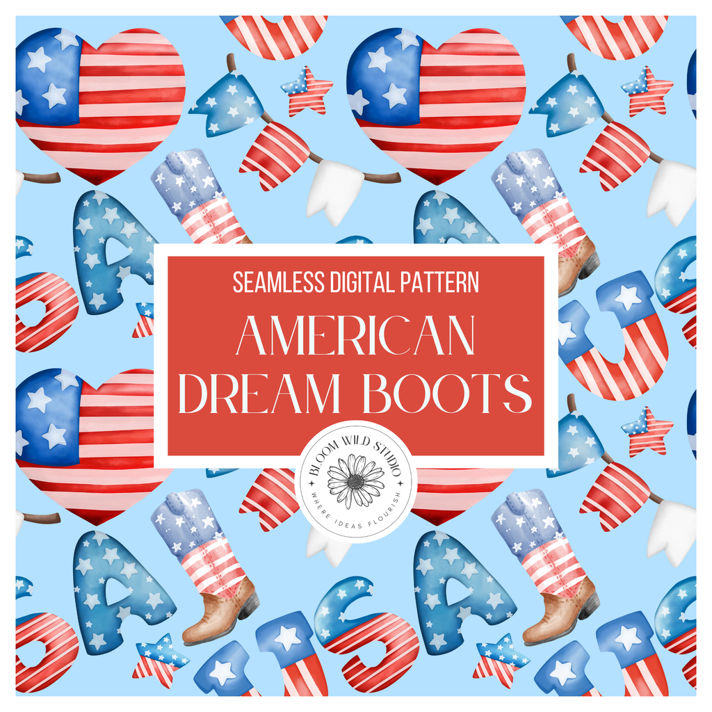 American Dream Boots Seamless