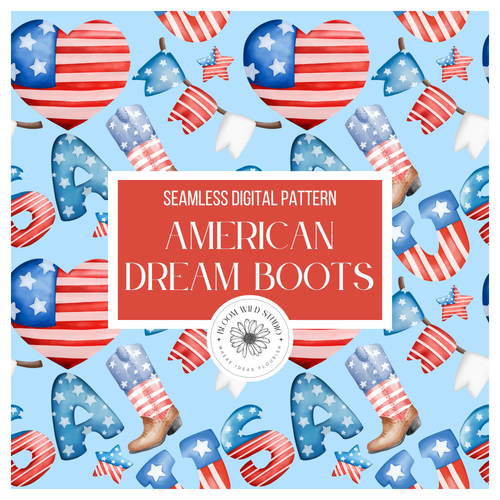 American Dream Boots Seamless