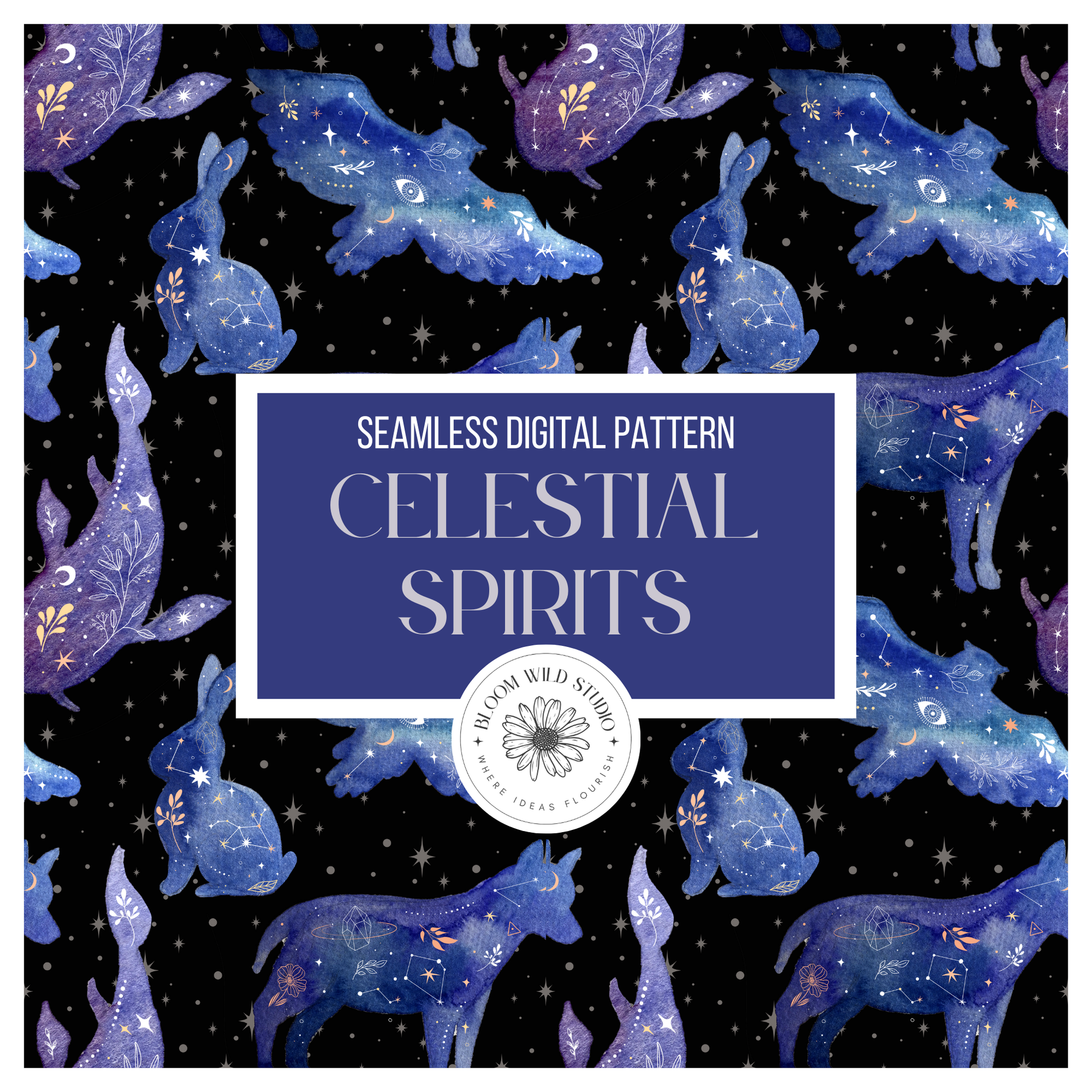 Celestial Spirits Seamless