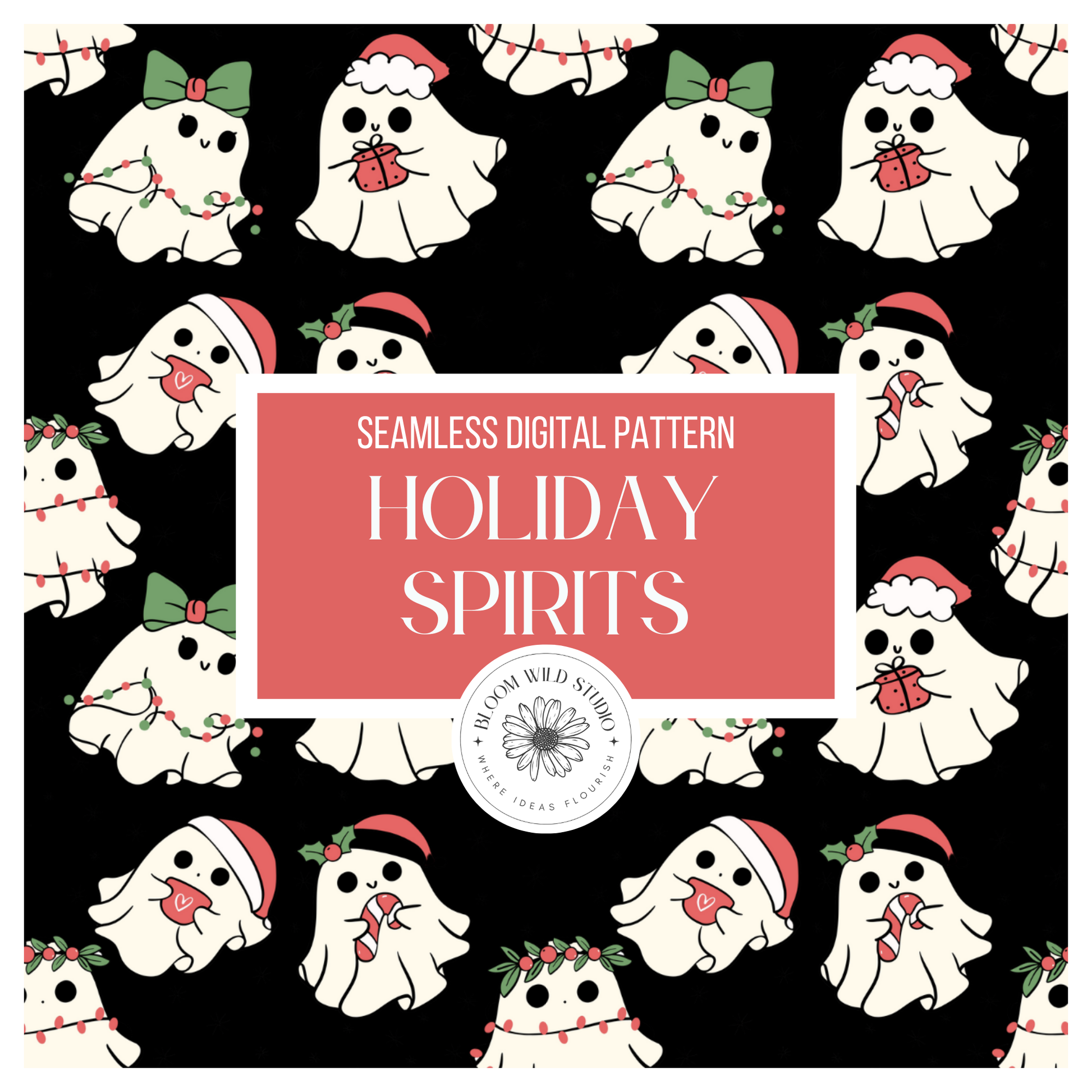 Holiday Spirits Seamless