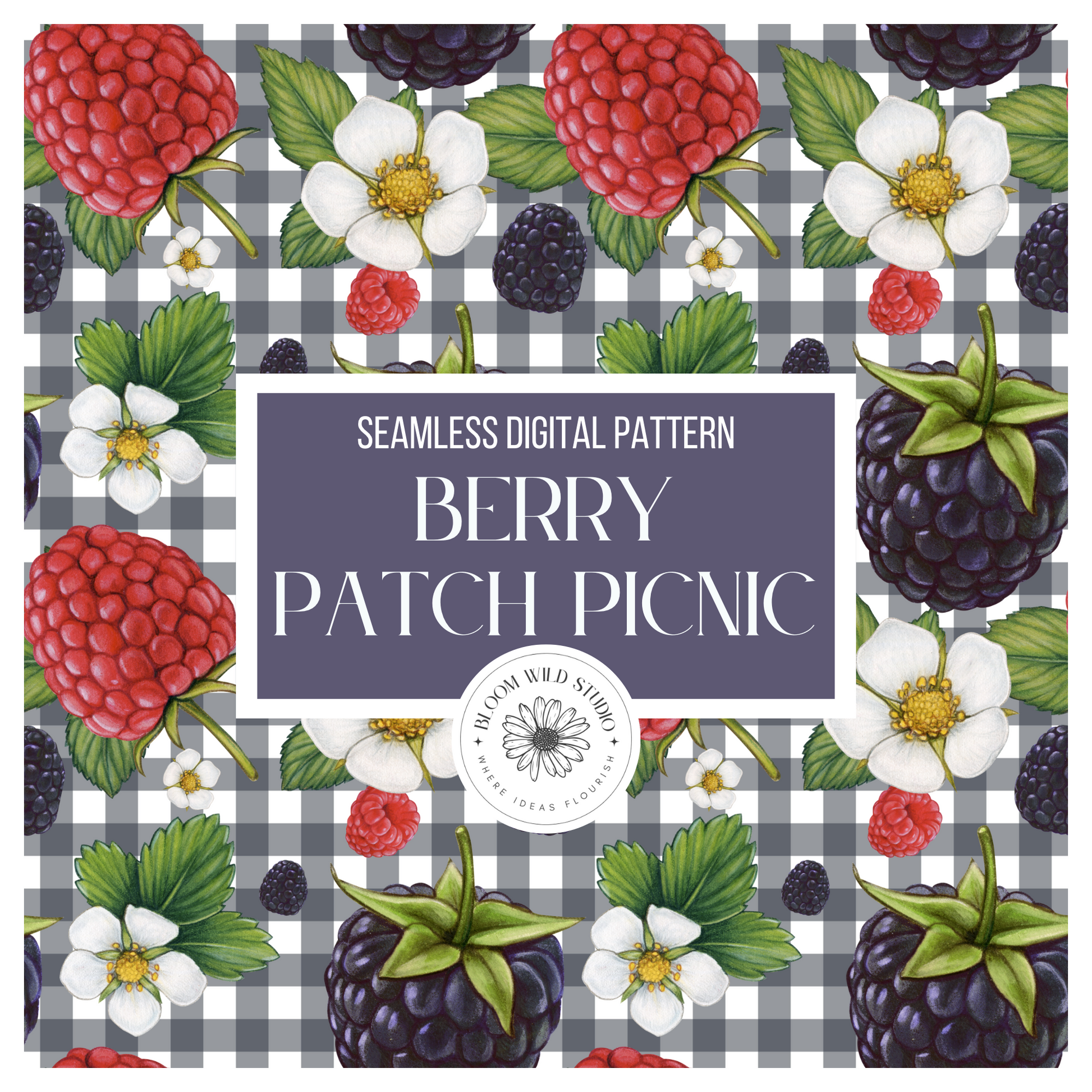 Berry Patch Picnic Seamless