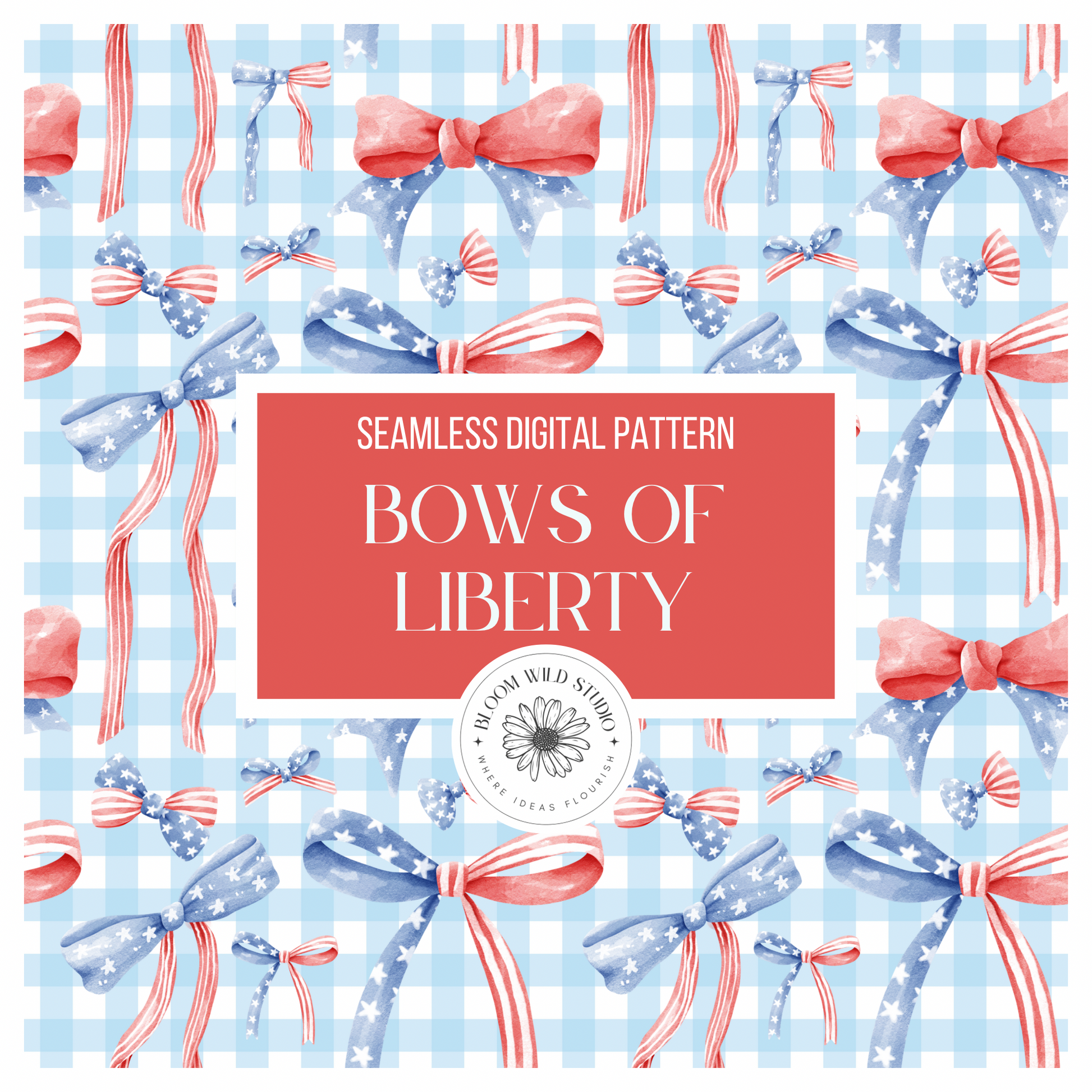 Bows of Liberty Seamless