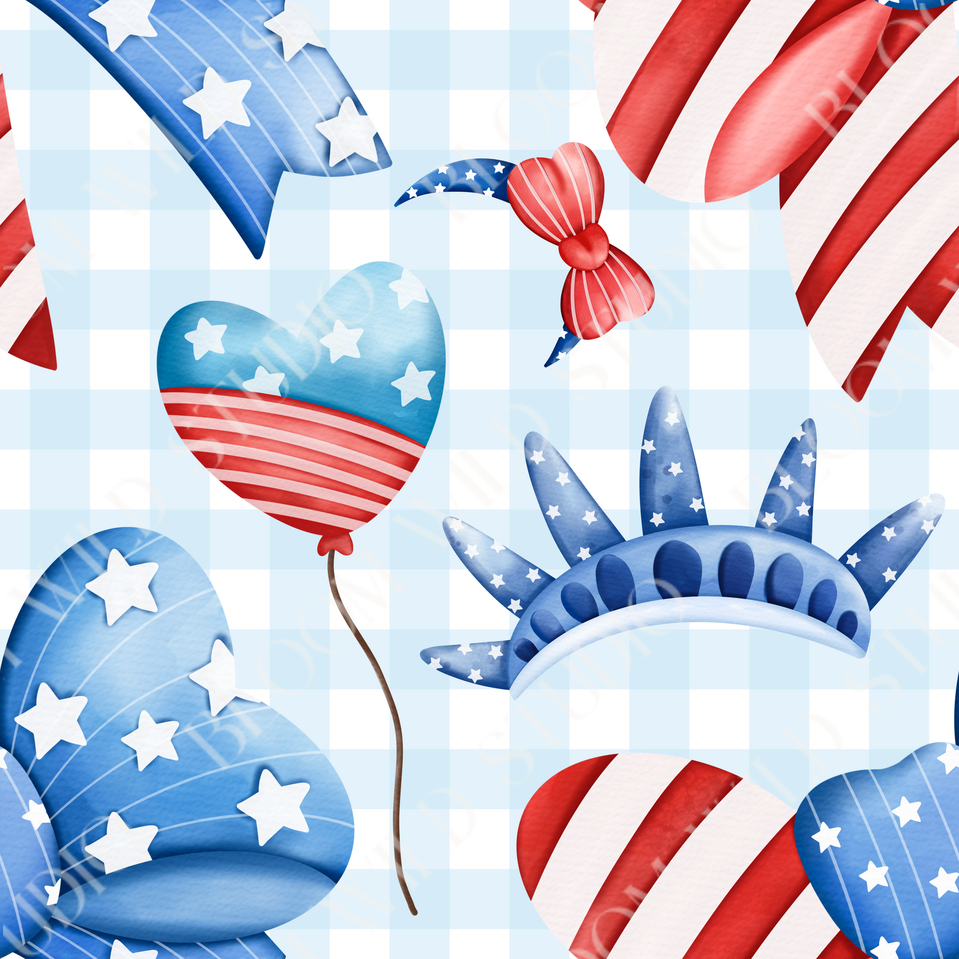 Patriotic Party Seamless