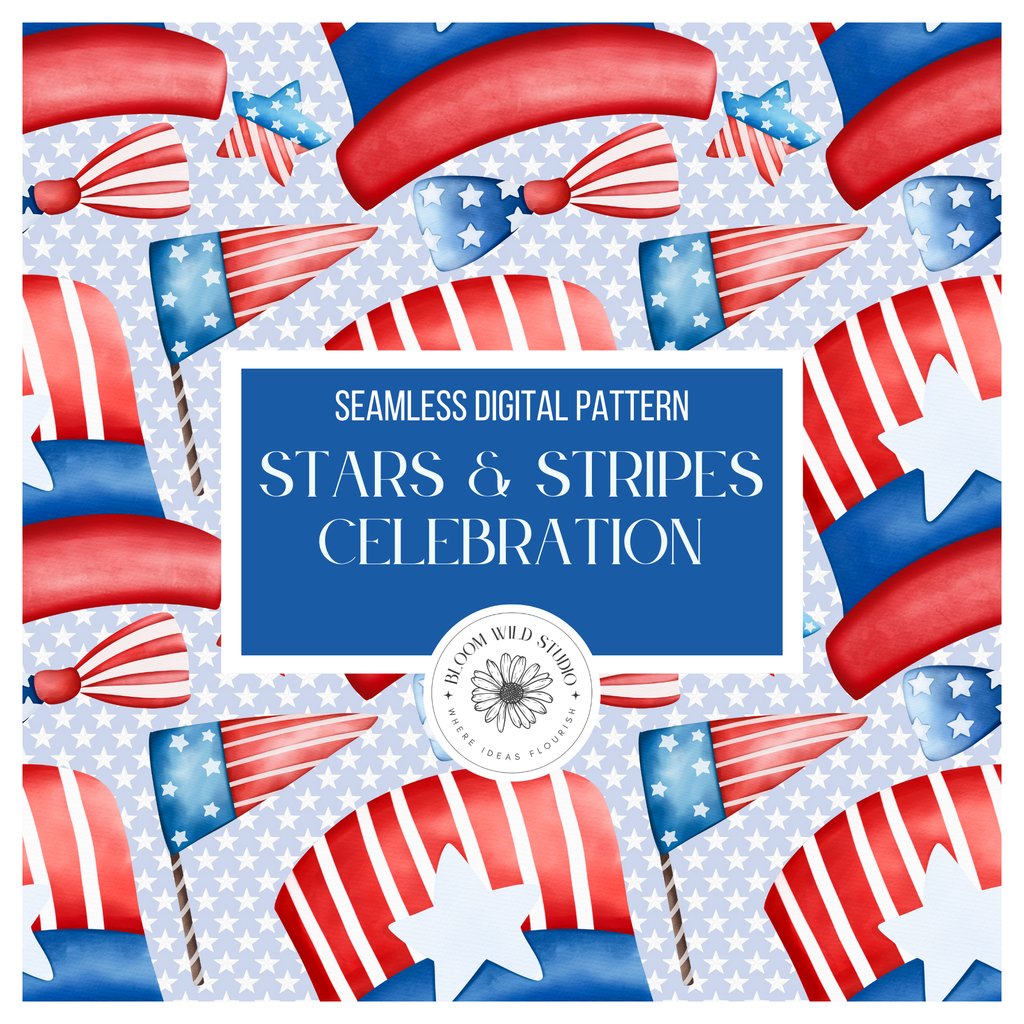 Stars & Stripes Celebration Seamless