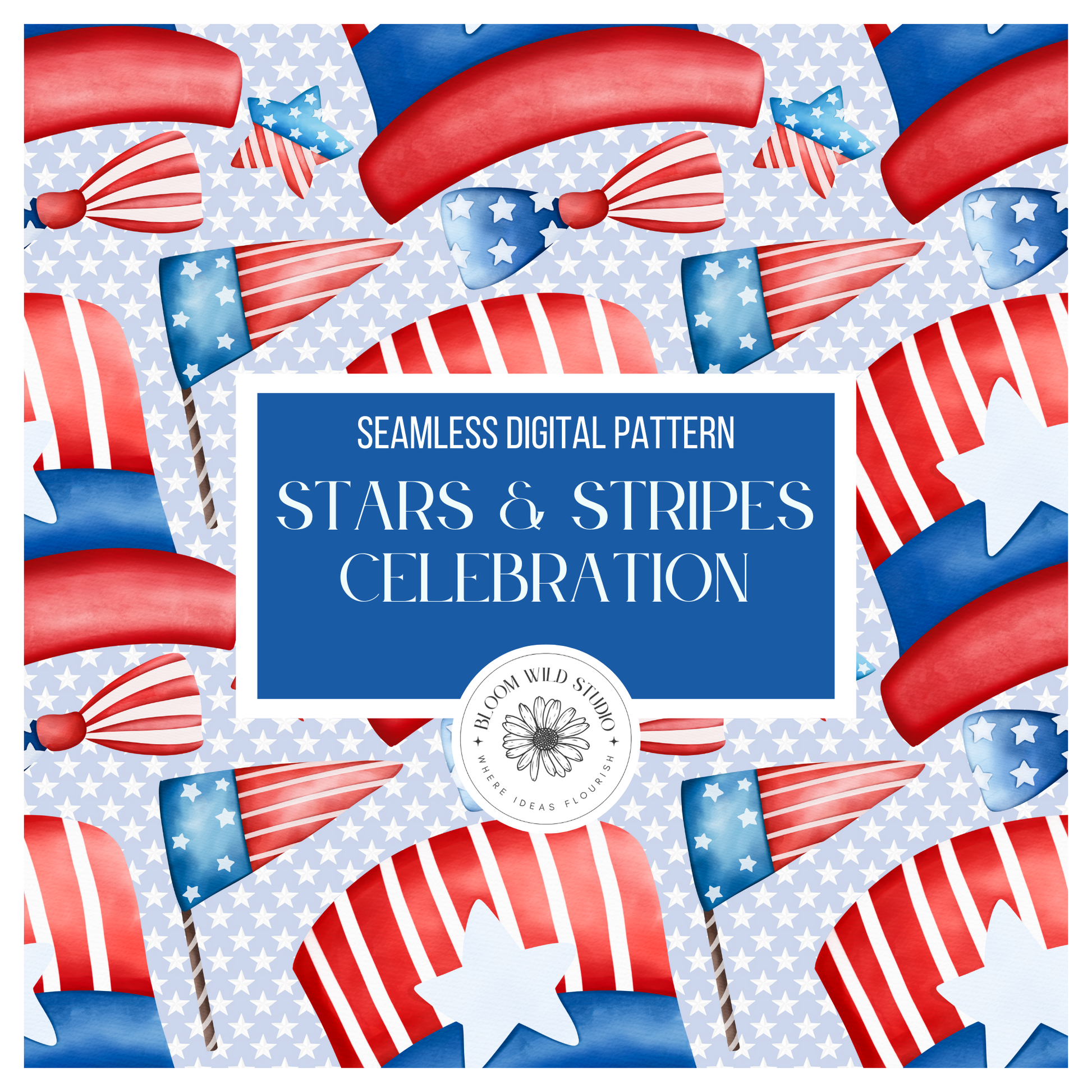 Stars & Stripes Celebration Seamless