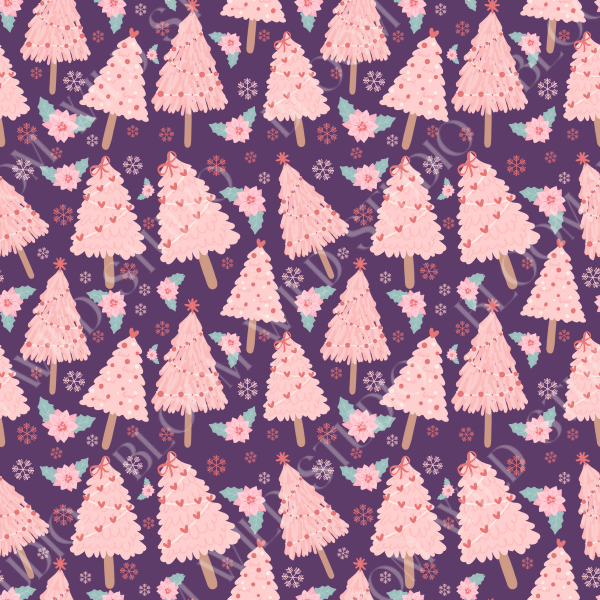 Sugarplum Forest Seamless